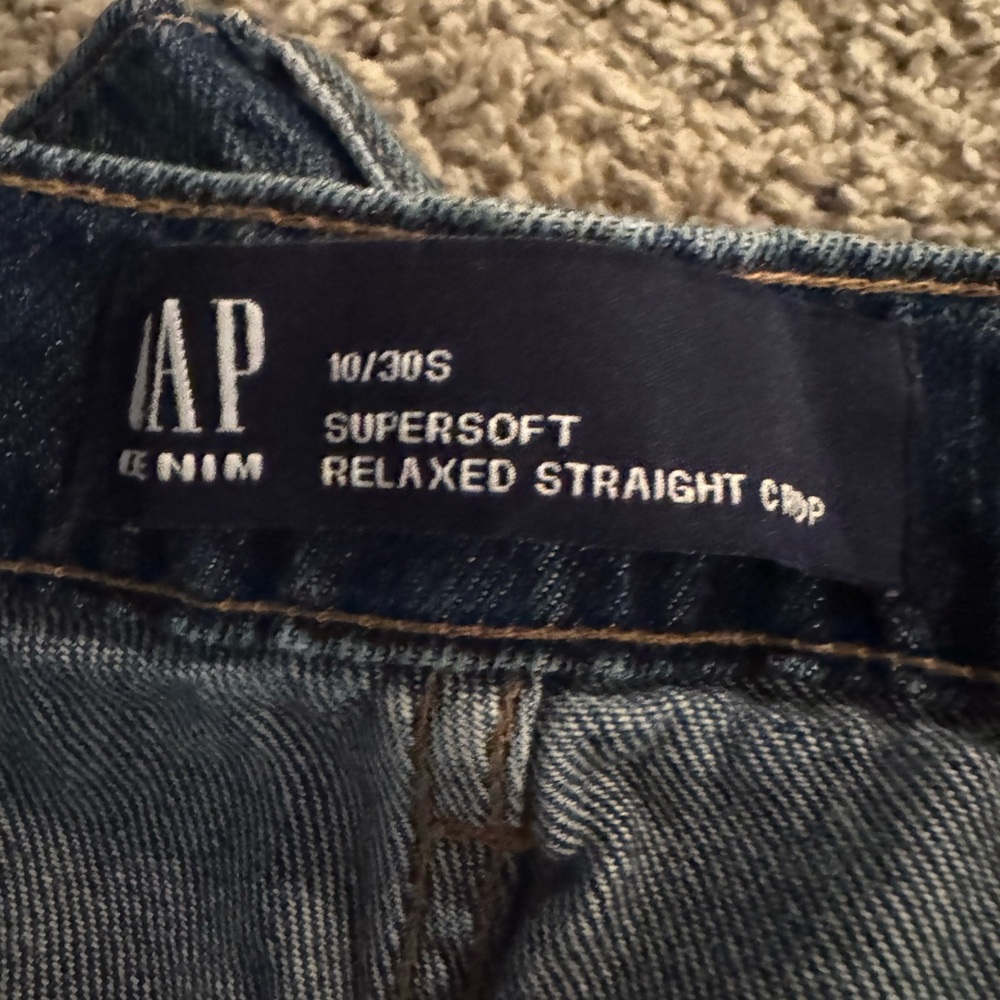 GAP Supersoft Denim Relaxed Jeans - Blue